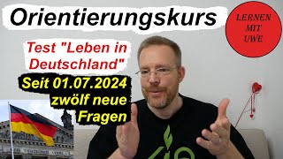 Test „Leben in Deutschland“ Vorbereitungskurs – 047 – 12 neue Fragen zum Test LiD [upl. by Inram]