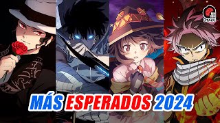 ANIMES MÁS ESPERADOS PARA EL 2024 CONFIRMADOS parte 1  Rincón Otaku [upl. by Lifton687]