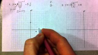 Graphing Exponential Functions Part 2 [upl. by Forest]