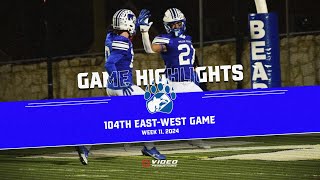 104th EastWest Game 2024  HIGHLIGHTS [upl. by Anoirb]