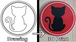 How to Design a MultiColored 3D Print  Bambu Lab 3D Printer [upl. by Reiko266]