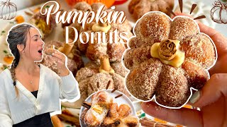 Las mejores DONUTS de CALABAZA ESPONJOSAS Y CRUJIENTES  RECETA FÁCIL [upl. by Angil]