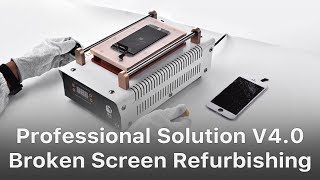 Professional Solution  REWA Mobile Phone Broken LCD Screen Refurbishing Solution V40 [upl. by Alisun]