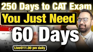 250 Days to CAT 2024  Daily Schedule  Syllabus for CAT exam  How to start my CAT Preparation [upl. by Karla]