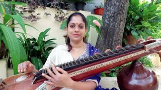 Mannil Indha Kadhal  Materani Chinnadani Telugu   Keladi Kanmani  Veena By Amritha Sudheer [upl. by Nednarb]