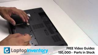 HP Compaq CQ56 G62 Hard Drive Replacement Guide  Install Fix Replace  Laptop HD [upl. by Twyla]