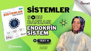 Endokrin Sistem Soru Çözümü  11Sınıf Biyoloji  Test4  2025  AYT Biyoloji Soru Çözümü [upl. by Edorej424]