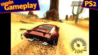 FlatOut 2  PS2 Gameplay [upl. by Aldwon325]