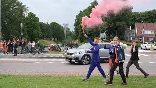 Klazienaveen viert feest na overwinning van het Oranje [upl. by Anahtor]