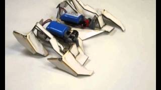 Selffolding origami robot walks on its own [upl. by Kared]