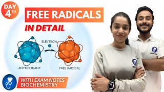 free radical biochemistry  reactive oxygen species biochemistry  harmful effect of free radical [upl. by Adeuga910]