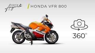 Honda VFR 800  Vista a 360 gradi  Moto Argento [upl. by Erasmus630]