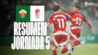 ELCHE CF 22 GRANADA CF  RESUMEN [upl. by Costanza834]