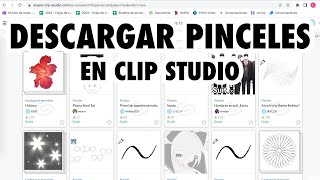 DESCARGAR e INSTALAR pinceles en CLIP STUDIO PAINT [upl. by Anrapa]