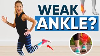 Get rid of Weak Ankles with these Ankle Strengthening Exercises  FOLLOW ALONG 10 Minutes [upl. by Darline]