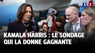 Kamala Harris  le sondage qui la donne gagnante [upl. by Verine41]