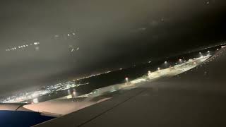 SFO United Airlines Boeing 777200ER GE90 Full Power Take Off Night San Francisco USA [upl. by Krever22]