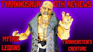 Four Horsemen Mythic Legions Figura Obscura Frankensteins Creature figure review [upl. by Deckert495]