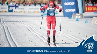 Bolshunov goes solo on New Years Day  Mens Pursuit  Toblach  FIS Cross Country [upl. by Bowe]