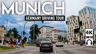 MUNICH Germany 🇩🇪 4K Sunny Day Driving Tour ☀️ [upl. by Mizuki42]