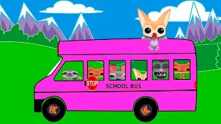 Zootopia Zootropolis Toys Wheels on the bus Nursery Rhymes Song 4 Kids [upl. by Odnumde]