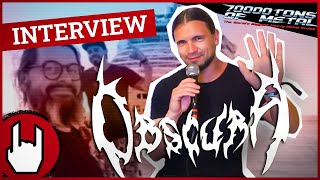 Bühnen FAILS mit OBSCURA 🤘😆 Interview  70000 TONS OF METAL [upl. by Renee270]