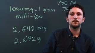 How Many Milligrams Are in a Gram for a Conversion  Measurement Conversions [upl. by Arihsan]