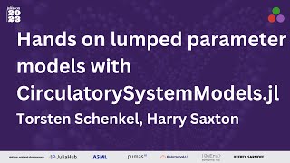 Hands on Lumped Parameter Models with CirculatorySystemModelsjl Workshop  JuliaCon 2023 [upl. by Volny]