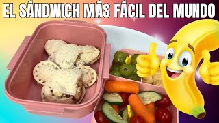 El SÁNDWICH Más FÁCIL del Mundo MERMELADA y BANANA [upl. by Enomal250]