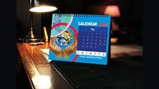 HOW TO CREATE DESK CALENDAR IN CORELDRAW 2018 [upl. by Garry]