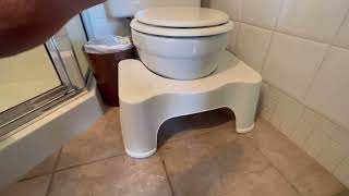 Squatty Potty The Original Bathroom Toilet Stool Review [upl. by Bellaude]