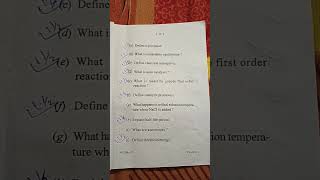 3  3rd semester core 7 chemistry honours question paper 2023 [upl. by Neehahs768]