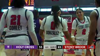 Live Holy Cross vs Stony Brook  CAA Womens Basketball [upl. by Pol395]