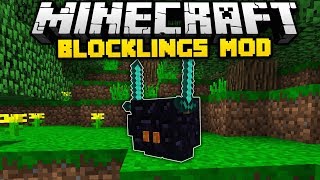 Minecraft BLOCKLINGS MOD Mod Showcase [upl. by Aryan]