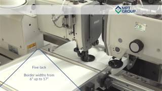 Mattress Side Stitching Machine Simulated Side Stitch Machine Mattress Quilting Machine [upl. by Trojan]