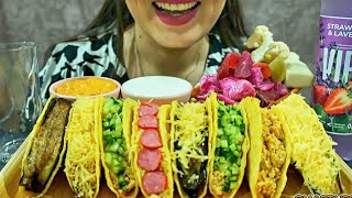 ASMR Homemade Taco🌮  Assorted Pickles taco asmr mukbang youtube shorts youtubeshorts video [upl. by Hedley]