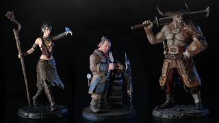 Dragon Age Statuettes 360 Video Dark Horse Direct [upl. by Singhal348]