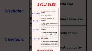 Syllables explanation learnenglishonline english englishlanguage language [upl. by Voltz]