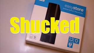 Shucking an Easystore 12TB external Hard Drive [upl. by Gnut]