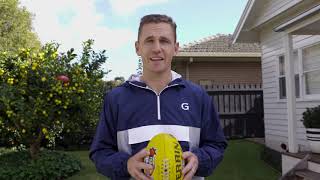 NAB AFL Auskick at Home with Joel Selwood  Episode 2  AFL [upl. by Hpesoy34]