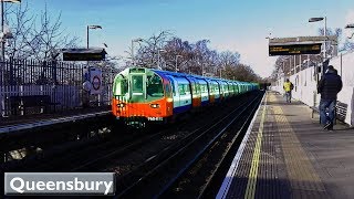 Queensbury  Jubilee line  London Underground  1996 Tube Stock [upl. by Ettore958]