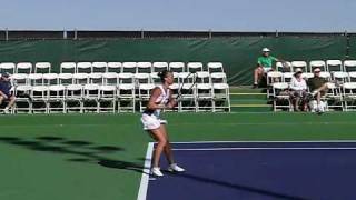 Karolina Sprem Slow Motion Serve [upl. by Notyal]