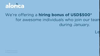 Join us at Alorica DR and Get a Hiring Bonus 500 [upl. by Aizatsana]