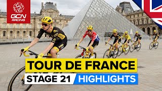 The Final Stage On The Iconic Champs Élysées  Tour De France 2023 Highlights  Stage 21 [upl. by Eimaj]