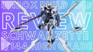 JMS  HG 1144 SCHWARZETTE bootleg gunpla review [upl. by Suixela]