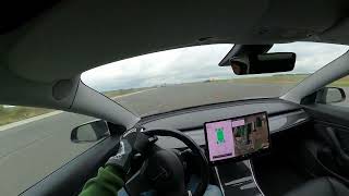 Tesla model 3 performance kw  autoslalom Panencký Týnec [upl. by Philan]