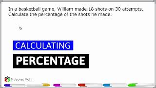 Percentage Word Problems [upl. by Hsirt]