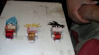 Como Hacer a Goku ssf3  🤜 Cubeecraft  Dragon Ball Z Papercraft 👍 Tutorial [upl. by Imled]