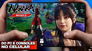 SAIU NARAKA MOBILE NOVO JOGO DE CONSOLES E PC PARA CELULAR [upl. by Nawaj]