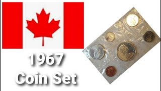 Canada 1967 Uncirculated Coin Set [upl. by Doretta]